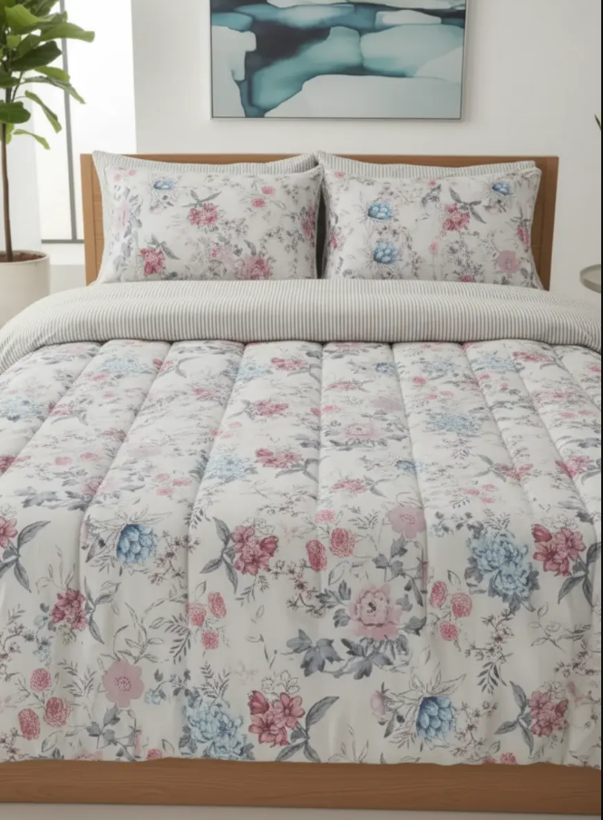 IV717 Cotton Duvet Cover Set - Without Filling