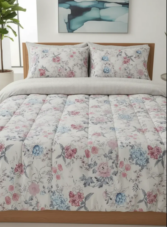 IV717 Cotton Duvet Cover Set - Without Filling