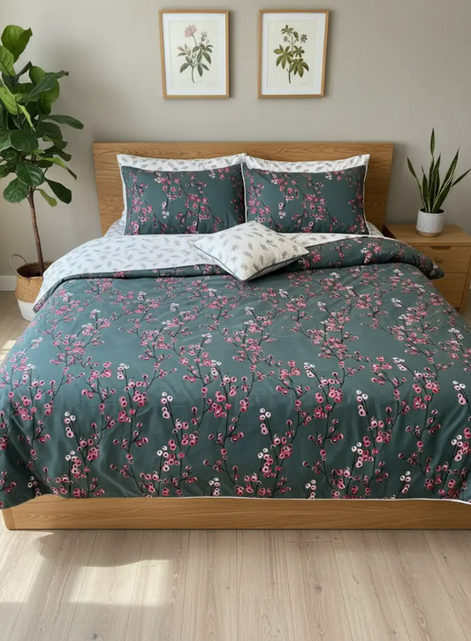 IV724 Cotton Duvet Cover Set - Without Filling