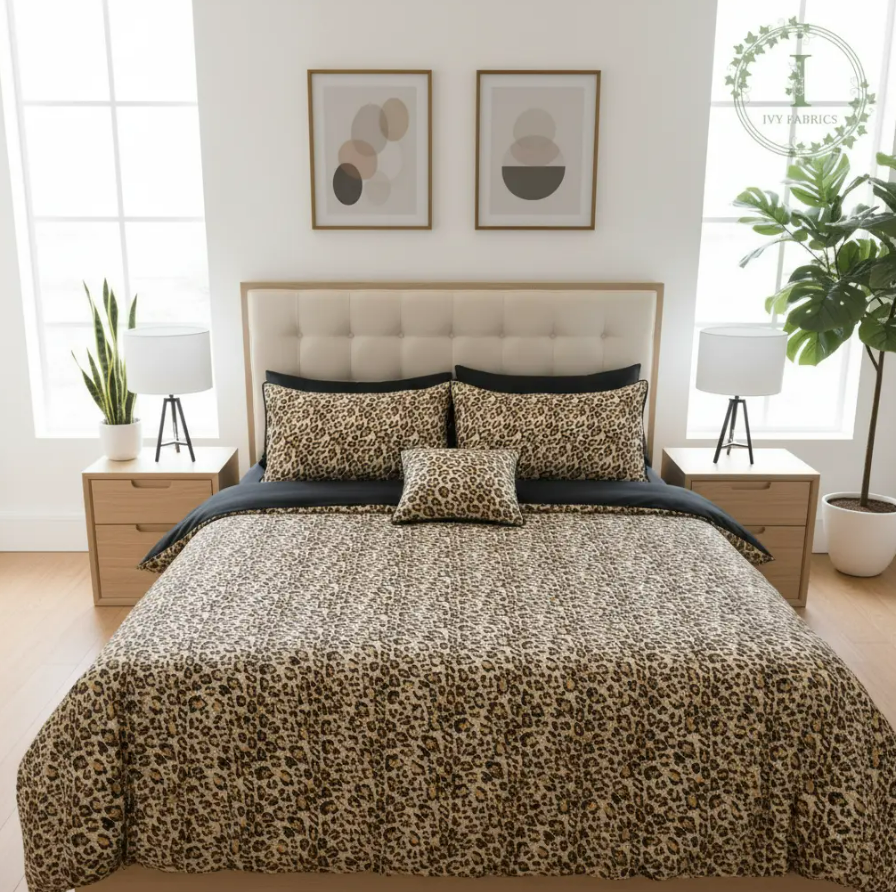 IV700 Luxury Cotton Satin Duvet Cover Set - Without Filling