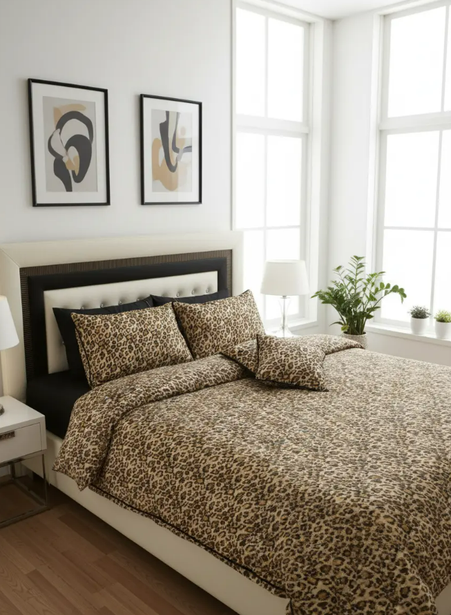 IV700 Luxury Cotton Satin Duvet Cover Set - Without Filling