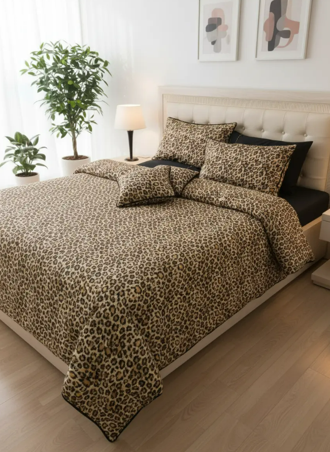 IV700 Luxury Cotton Satin Duvet Cover Set - Without Filling