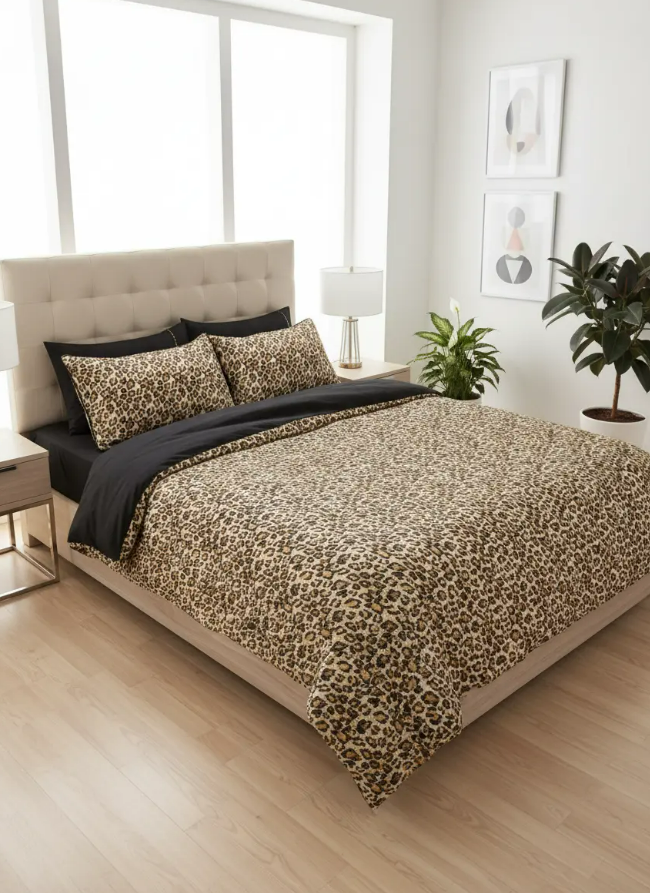 IV700 Luxury Cotton Satin Duvet Cover Set - Without Filling