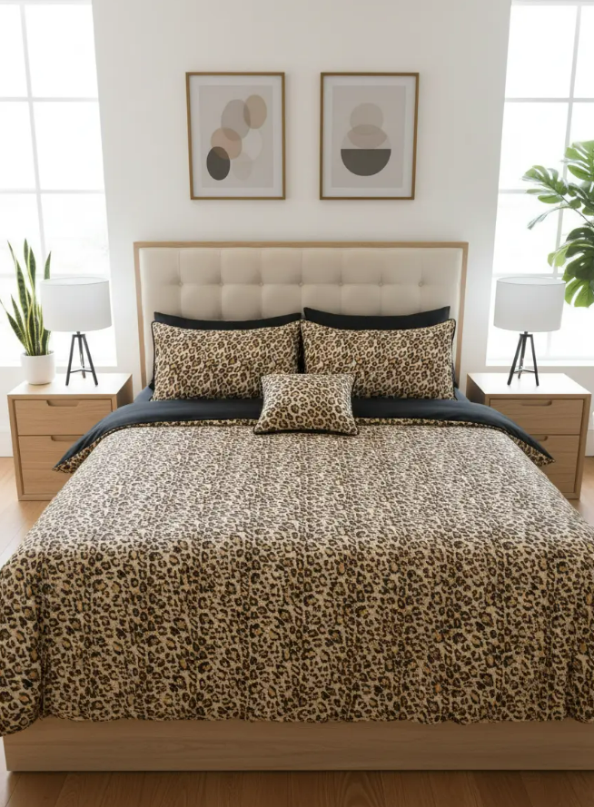 IV700 Luxury Cotton Satin Duvet Cover Set - Without Filling