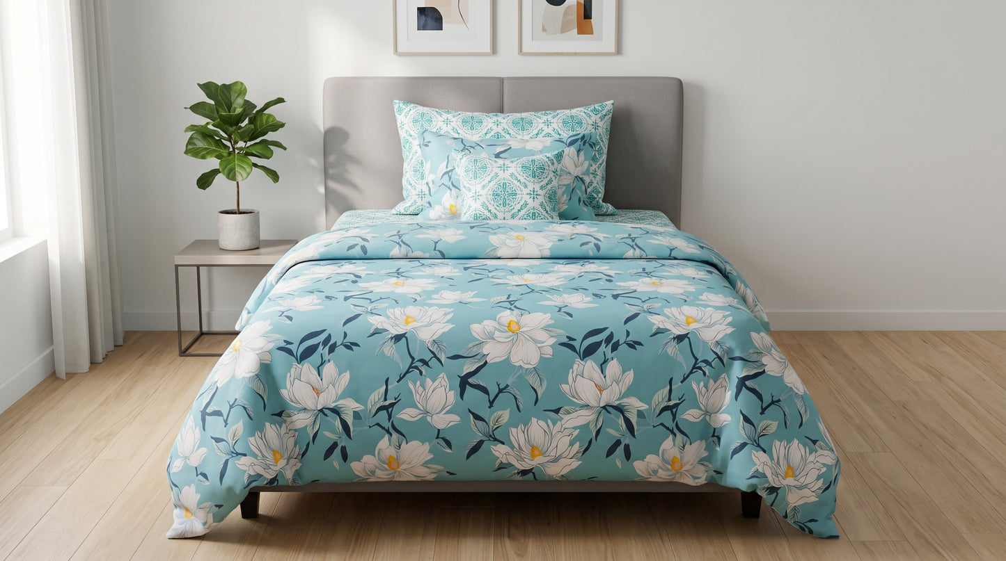 Serene Sky Magnolia Single Size Set