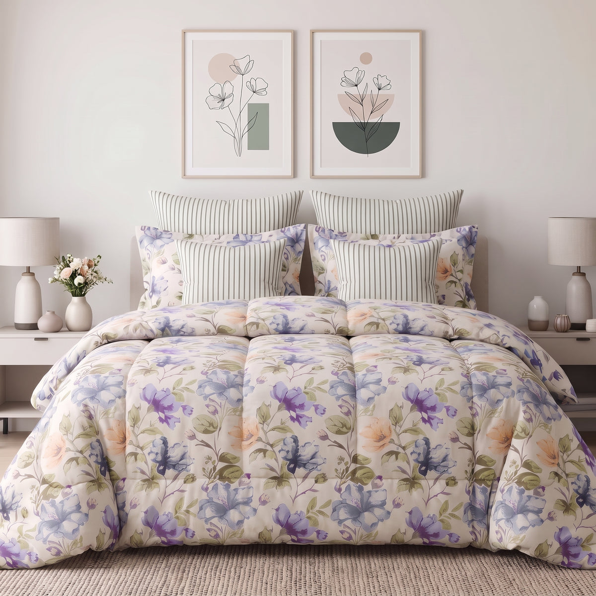 Morning Iris Winter Comforter Set