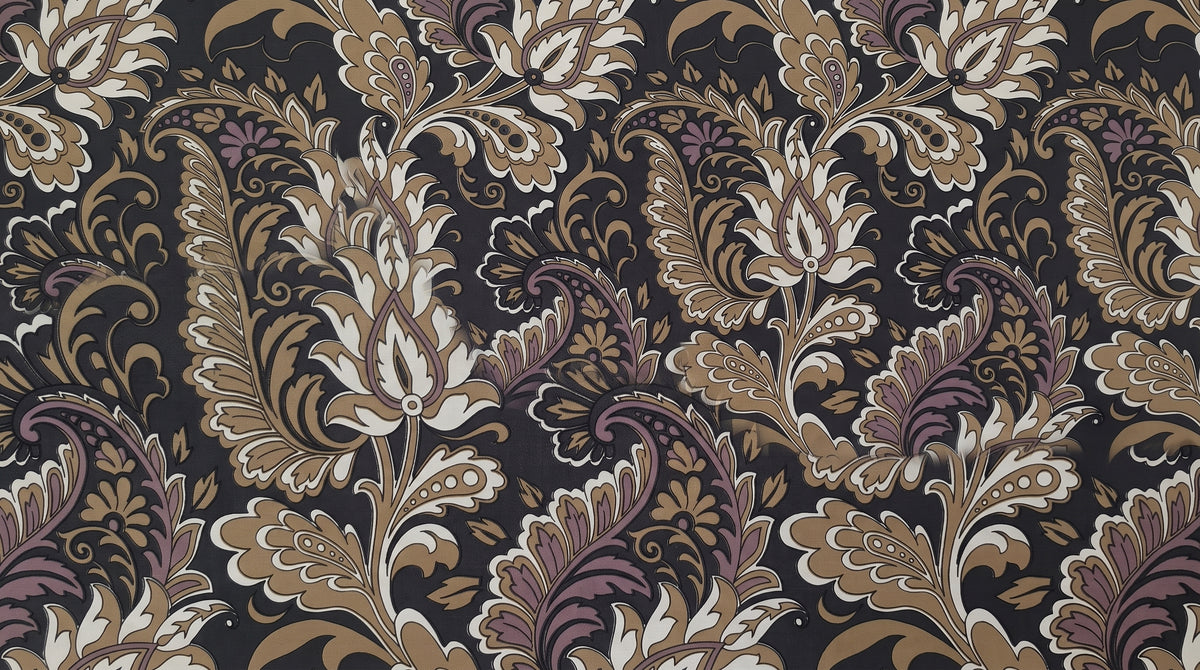 Midnight Damask Comforter Set