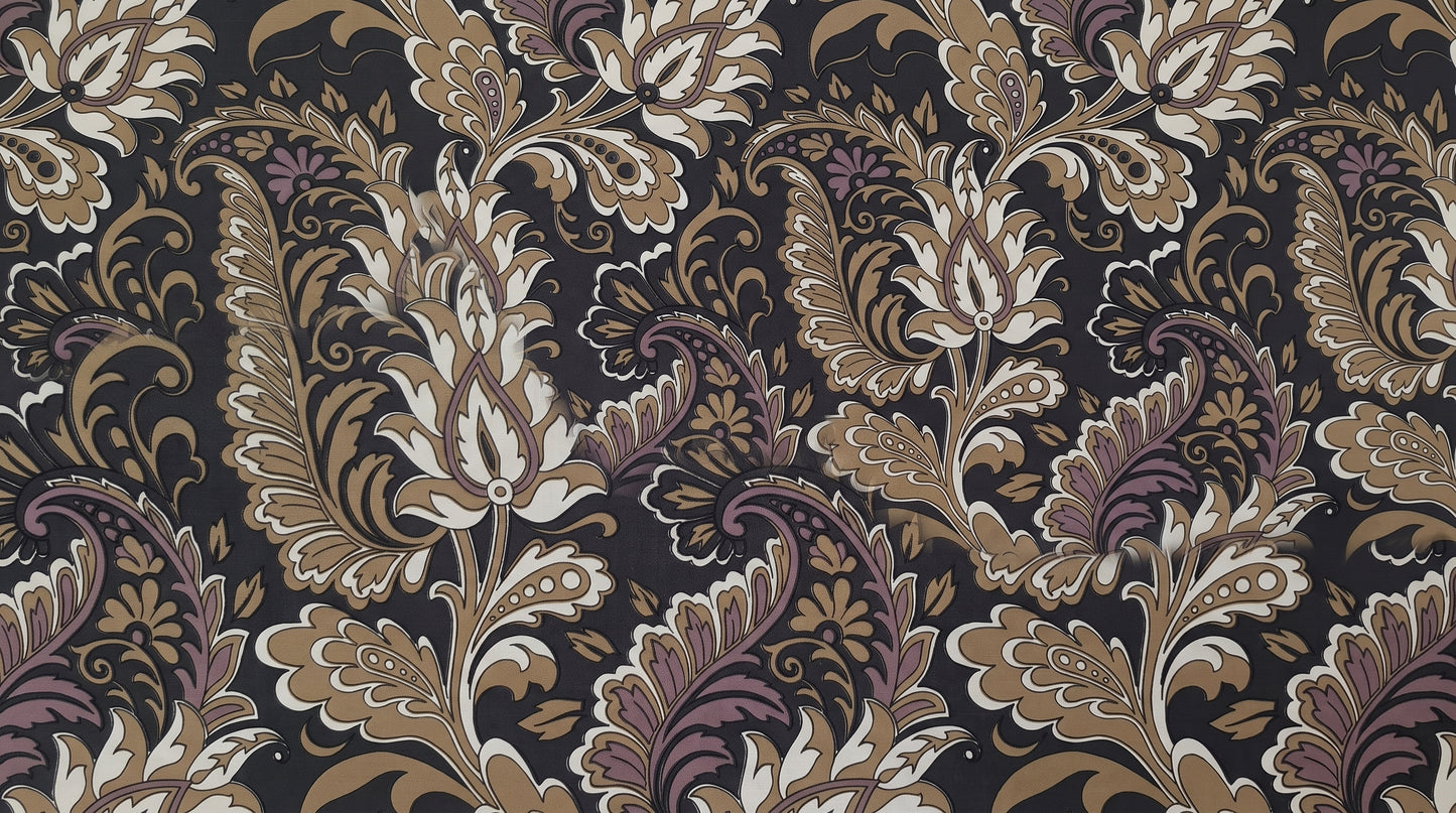 Midnight Damask Duvet Cover Set