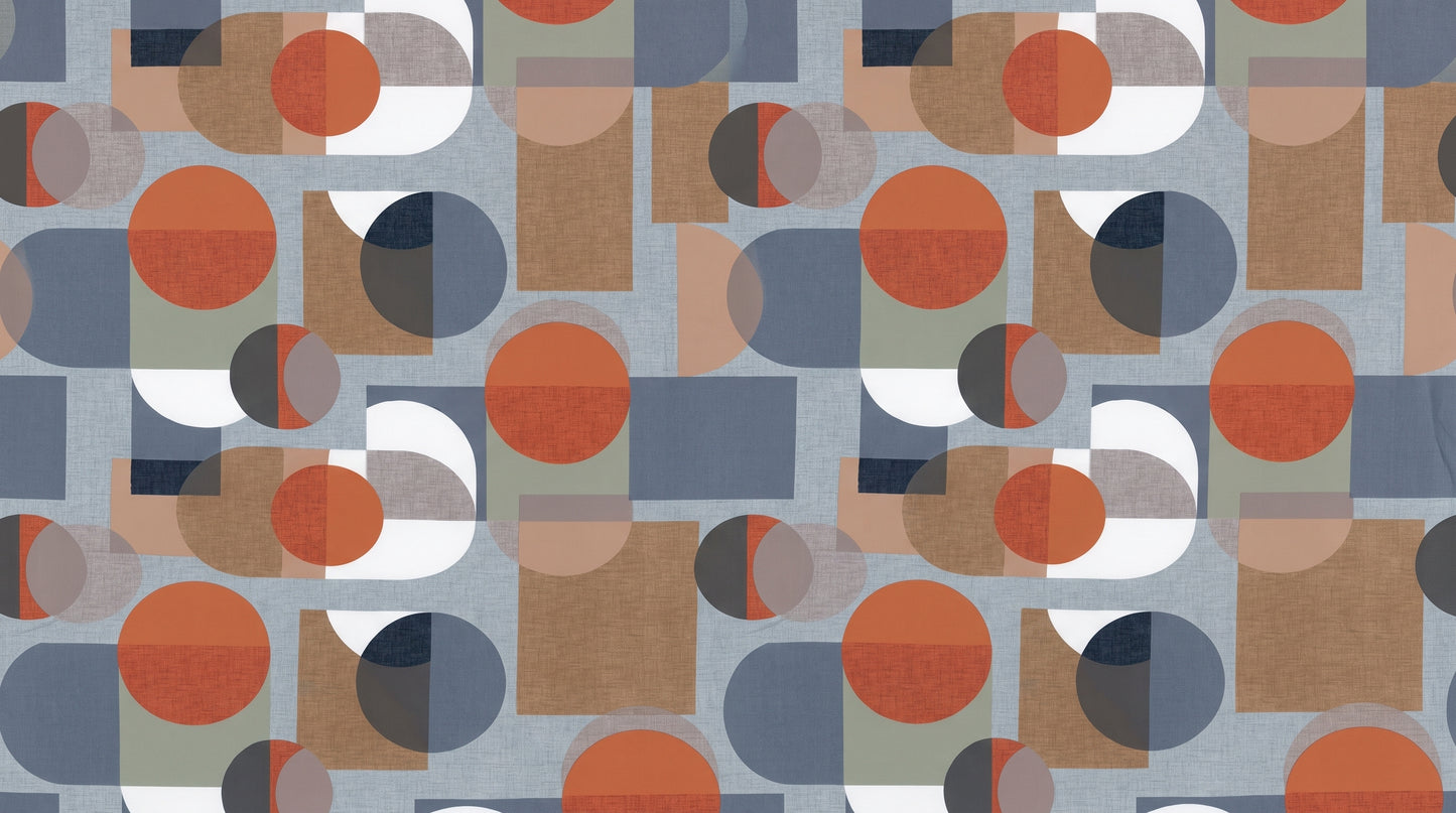 Mid-Century Abstract Duvet Cover Set