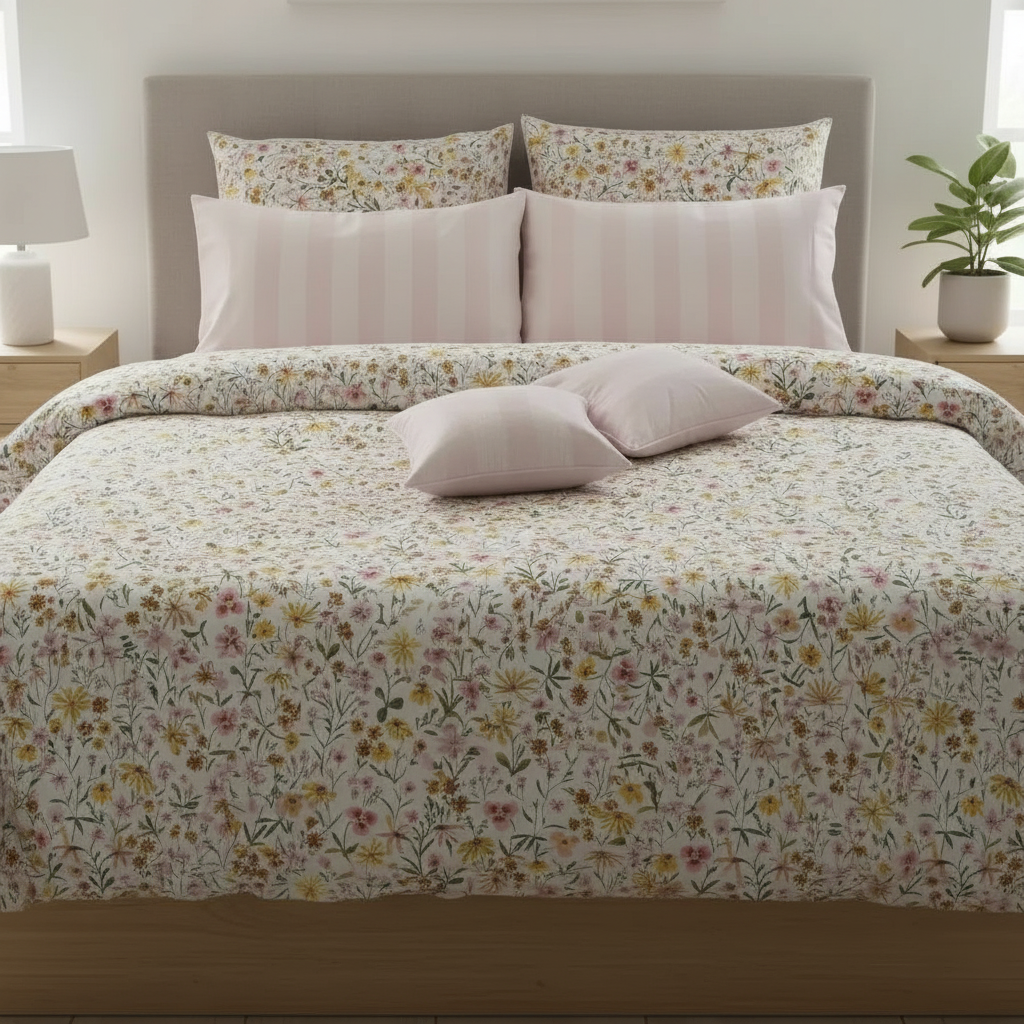 IV733 Cotton Duvet Cover Set - Without Filling