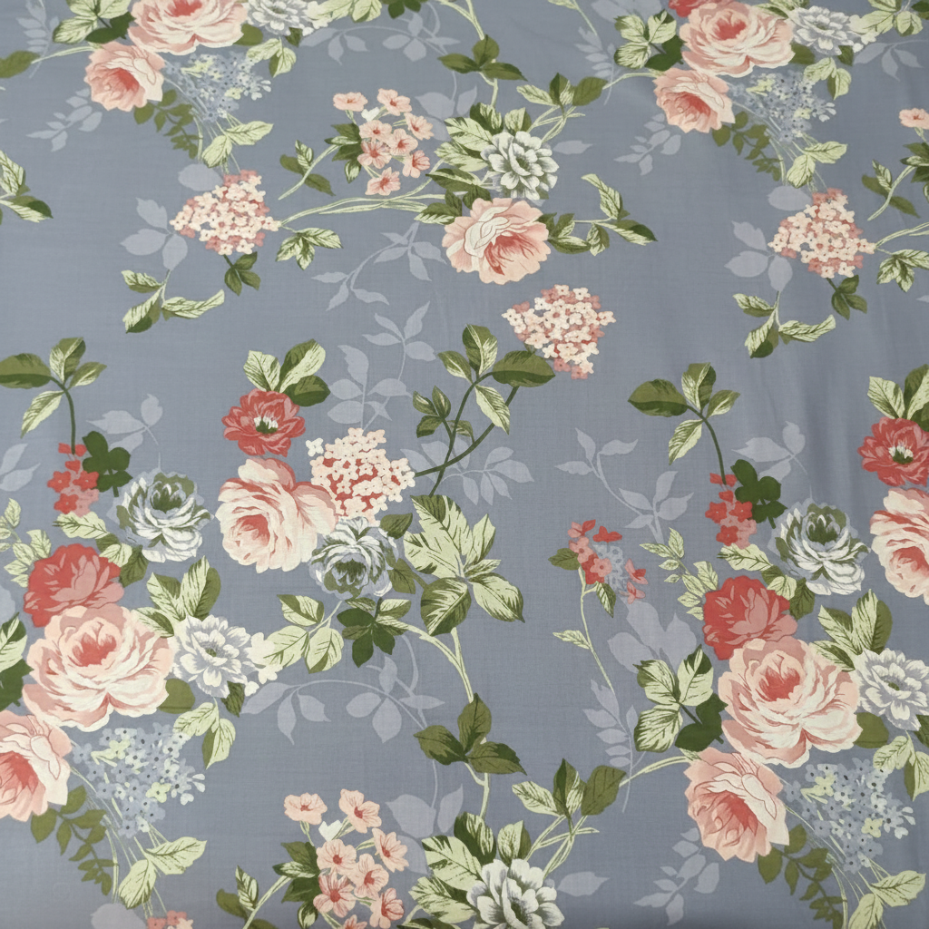 IV824 Cotton Comforter Set - Light Filling