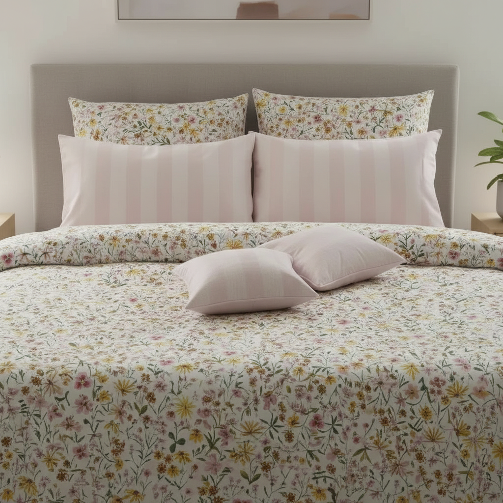 IV733 Cotton Duvet Cover Set - Without Filling