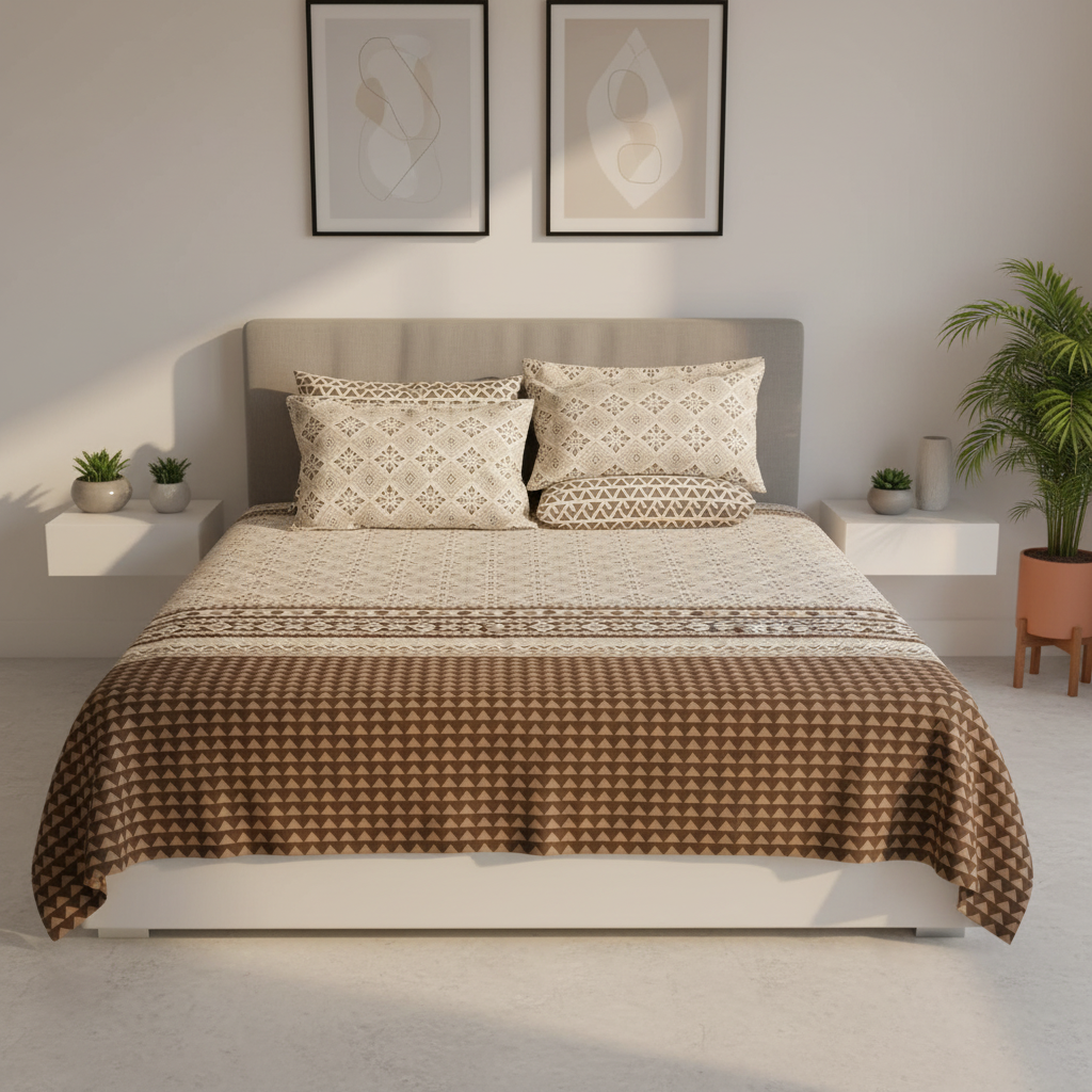 IVS014 Cotton Bed Sheet Set
