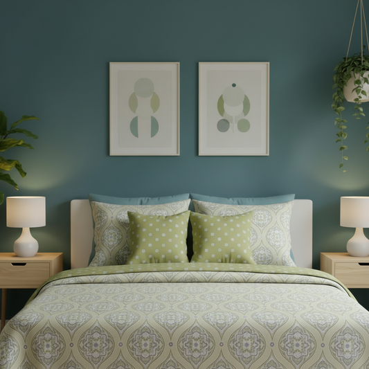 IV800 Cotton Comforter Set - Light Filling