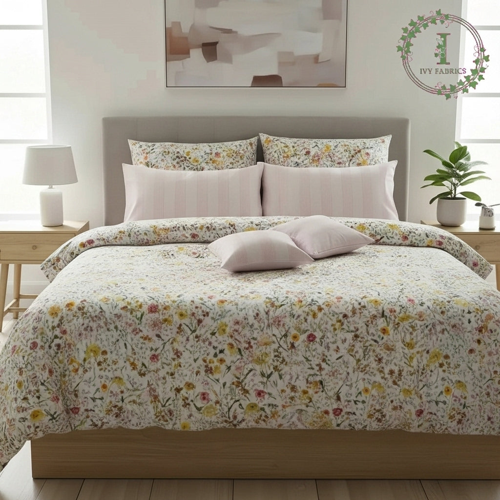 IV733 Cotton Duvet Cover Set - Without Filling