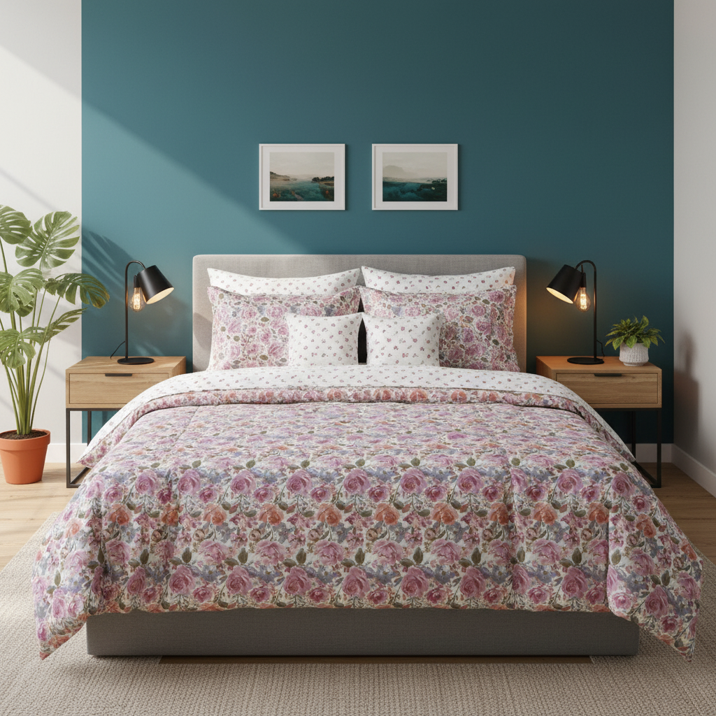 IV832 Cotton Duvet Cover Set - Without Filling