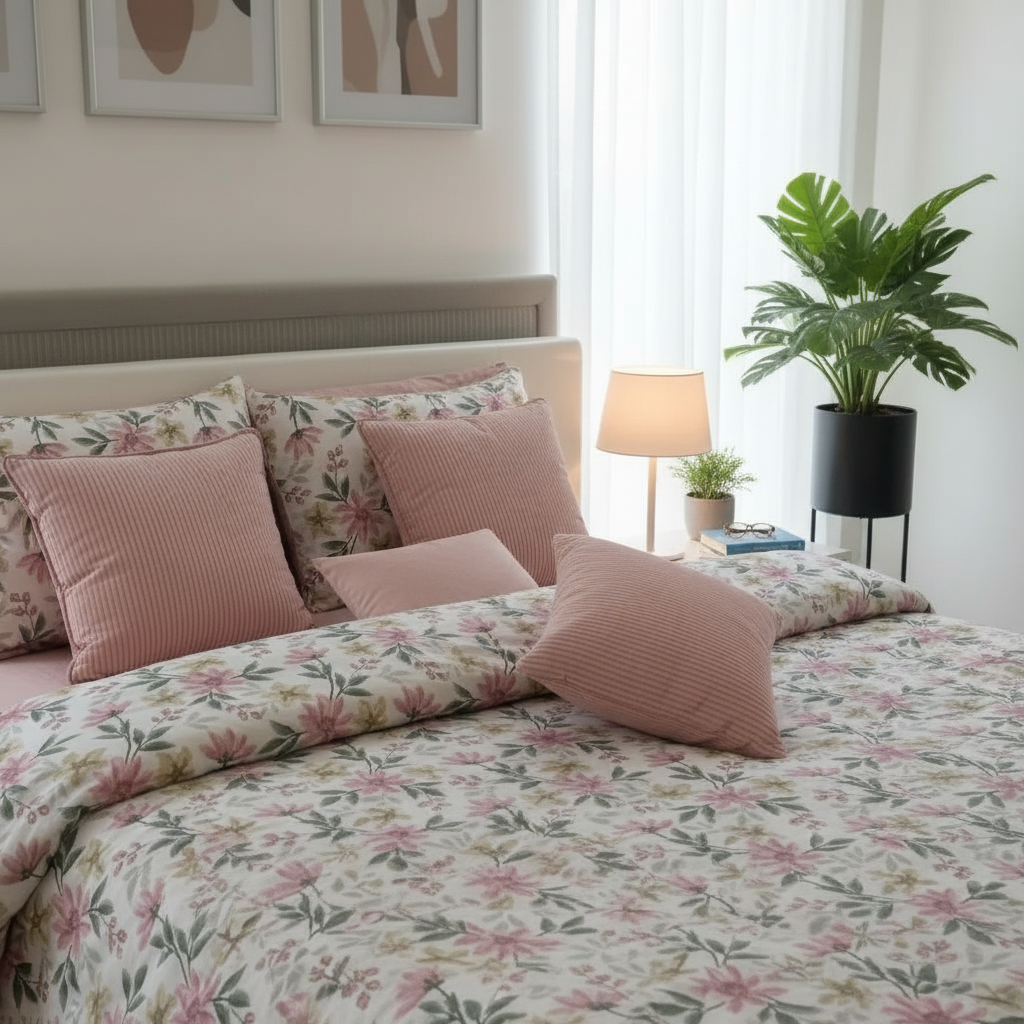 IV730 Cotton Duvet Cover Set - Without Filling