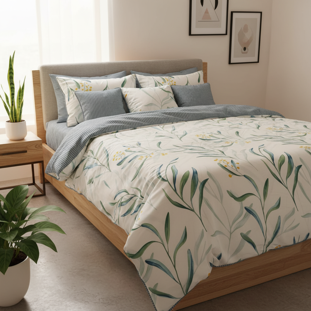 IV760 Cotton Duvet Cover Set - Without Filling