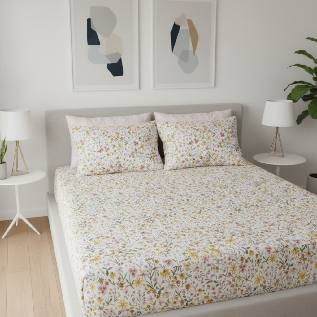 IVS733 Cotton Bed Sheet Set