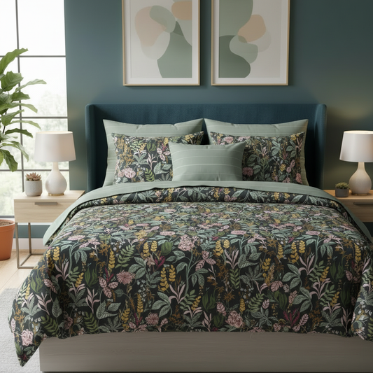 IV822 Cotton Duvet Cover Set - Without Filling