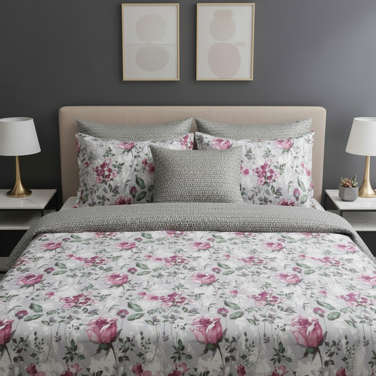 IV860 Cotton Duvet Cover Set - Without Filling