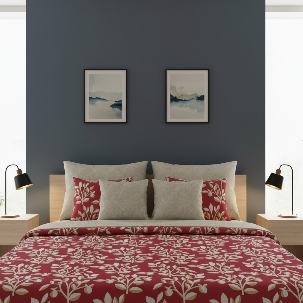 IV823 Cotton Duvet Cover Set - Without Filling