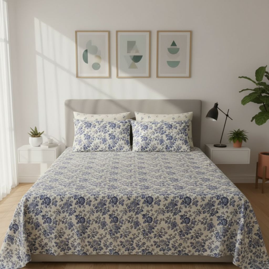 IVS003 Cotton Bed Sheet Set