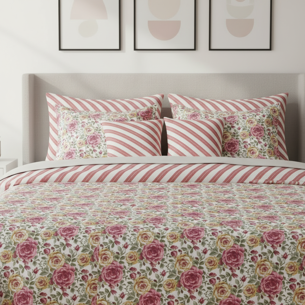 IV830 Cotton Duvet Cover Set - Without Filling