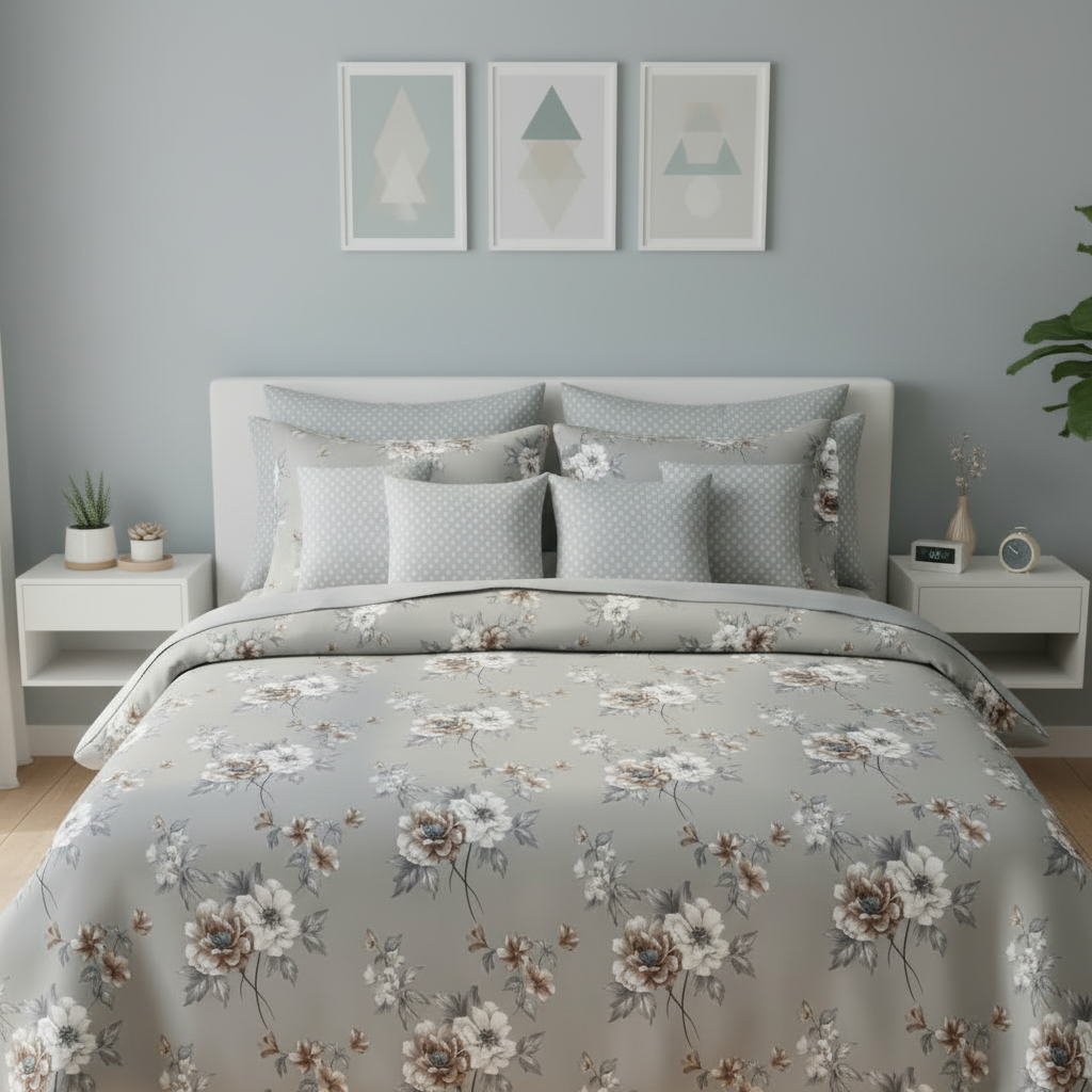IV834 Cotton Duvet Cover Set - Without Filling