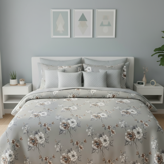 IV834 Cotton Duvet Cover Set - Without Filling