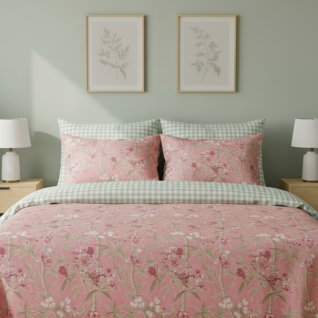IV813 Cotton Comforter Set - Light Filling