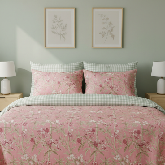 IV813 Cotton Comforter Set - Light Filling