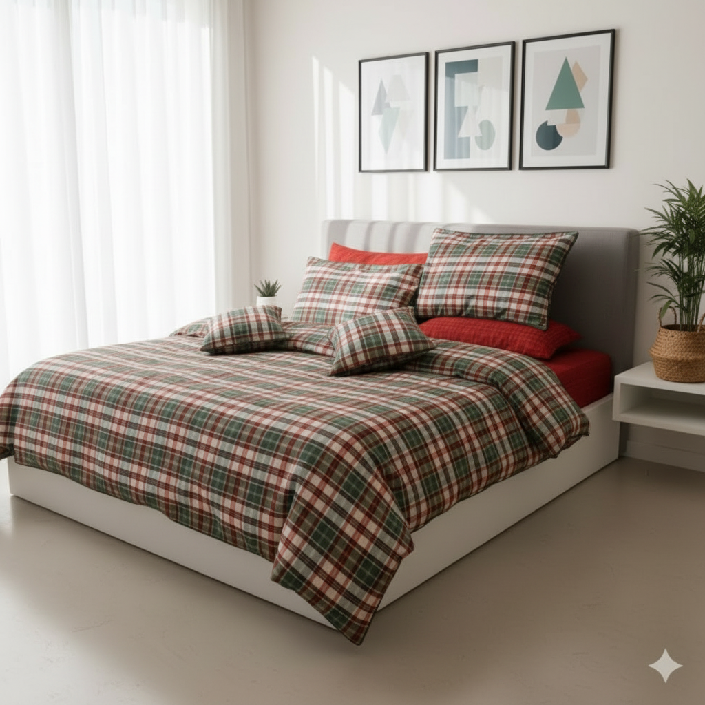 IV754 Cotton Duvet Cover Set - Without Filling