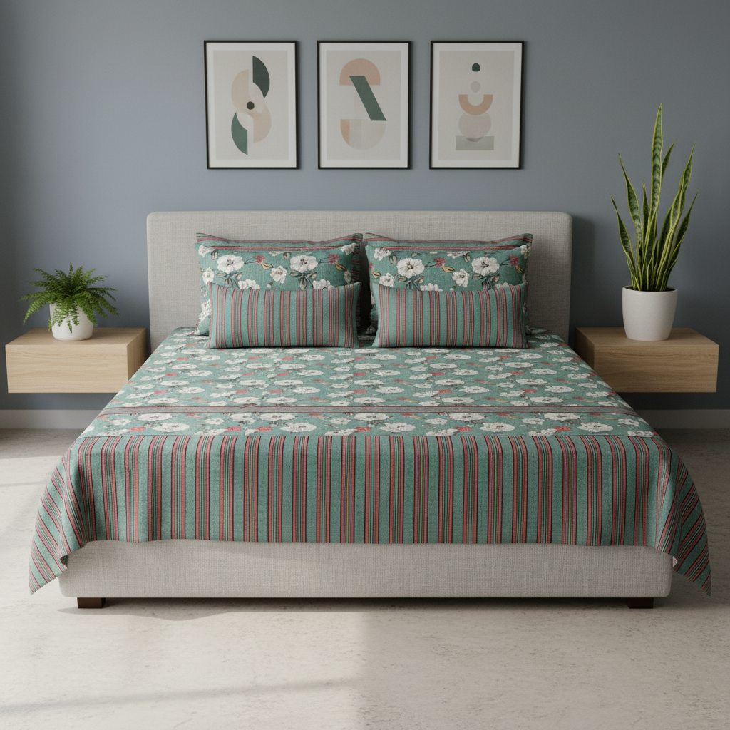 IVS222 Cotton Bed Sheet Set