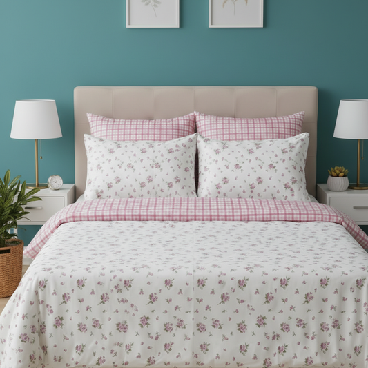IV791 Cotton Duvet Cover Set - Without Filling
