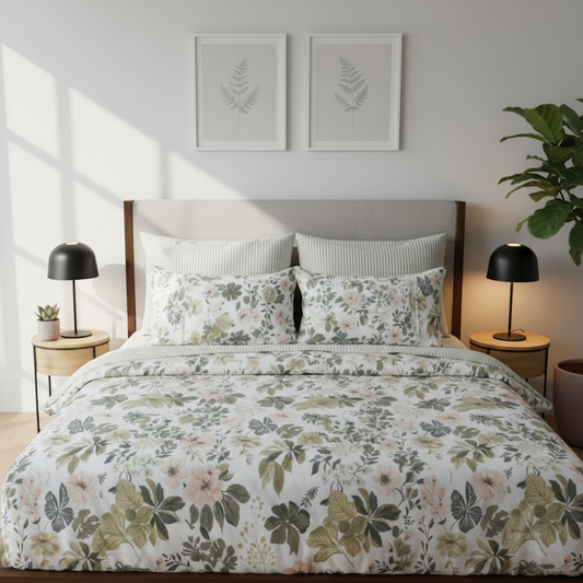 IV736 Cotton Duvet Cover Set - Without Filling