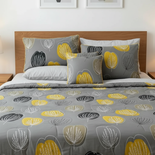 IV651 Cotton Comforter Set - Light Filling