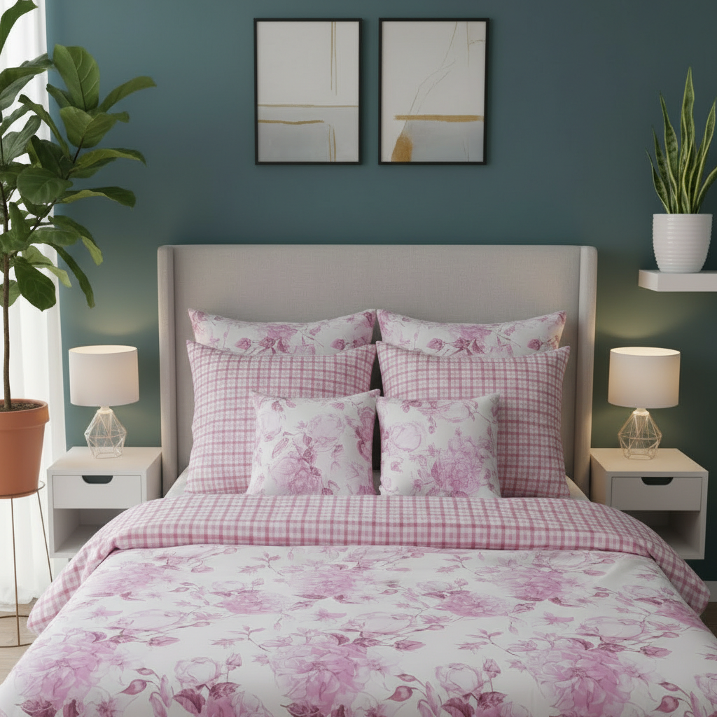 IV785 Cotton Duvet Cover Set - Without Filling