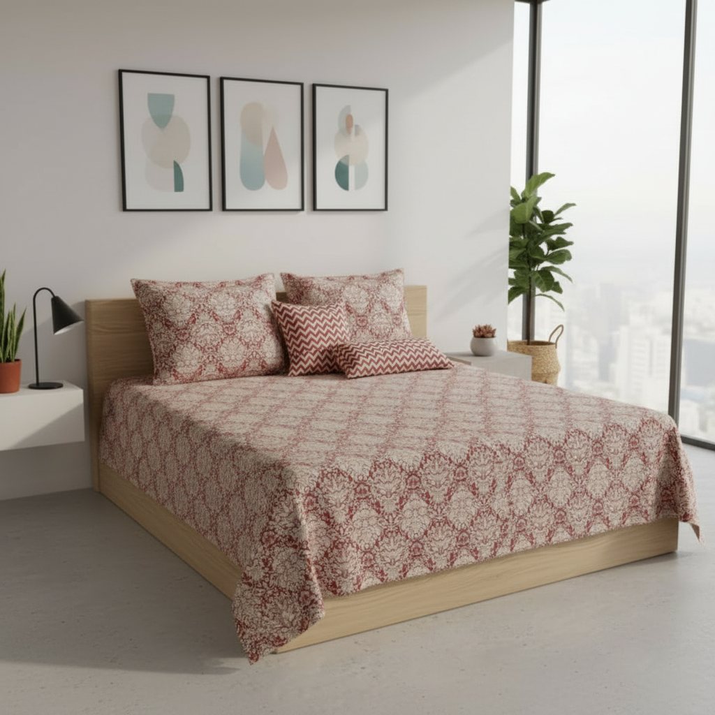 IVS013 Cotton Bed Sheet Set