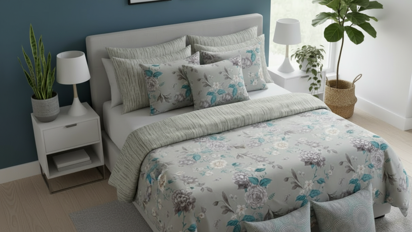 IV753 Cotton Duvet Cover Set - Without Filling