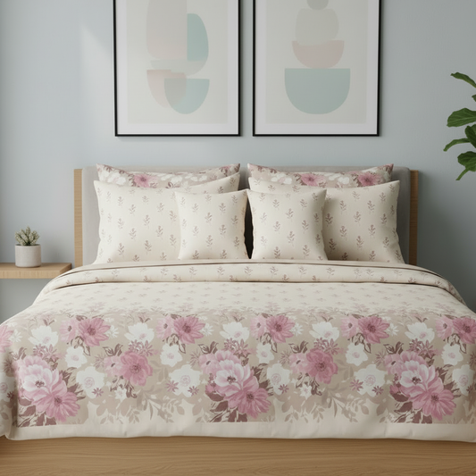 IV849 Cotton Comforter Set - Light Filling