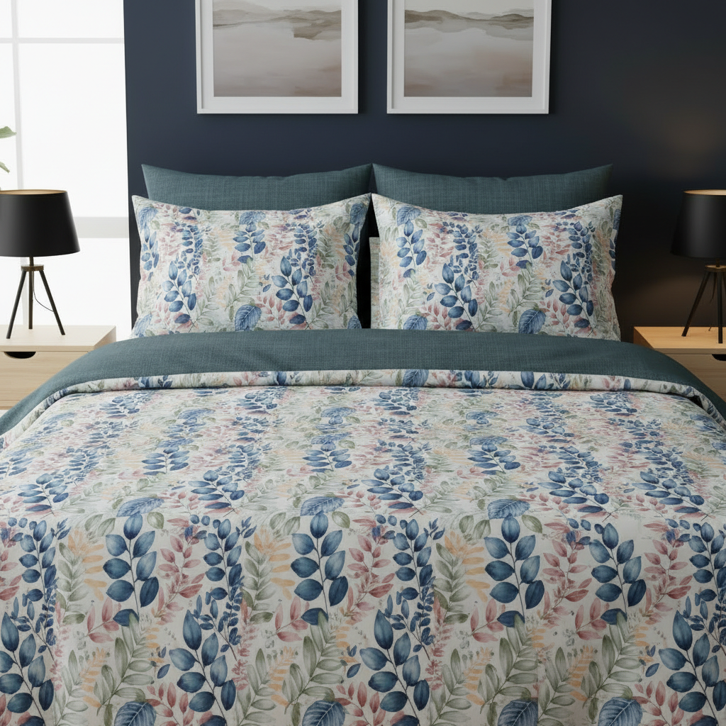 IV805 Cotton Duvet Cover Set - Without Filling