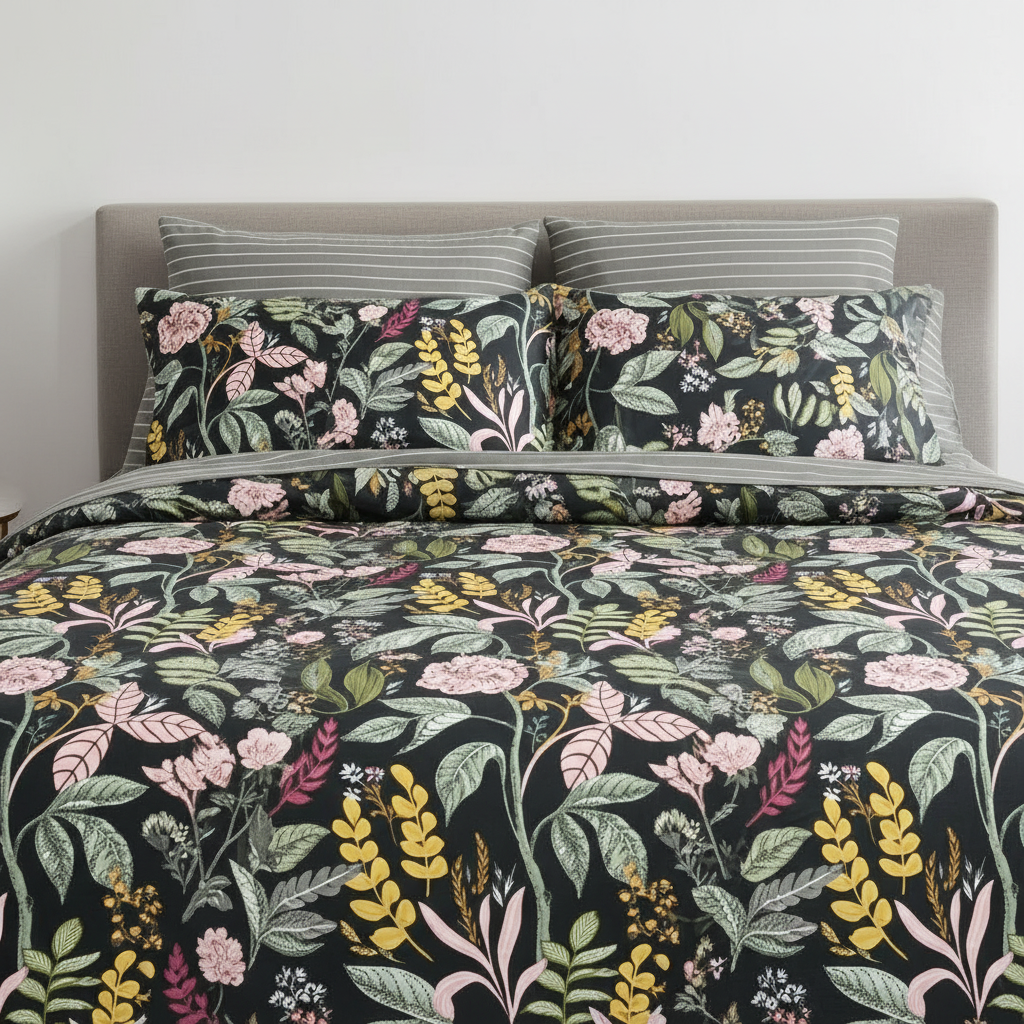 IV752 Cotton Duvet Cover Set - Without Filling