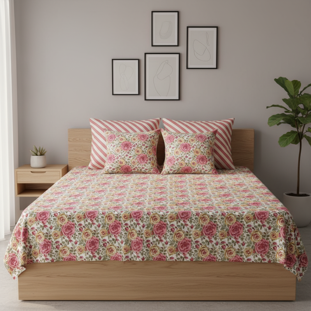 IVS830 Cotton Bed Sheet Set