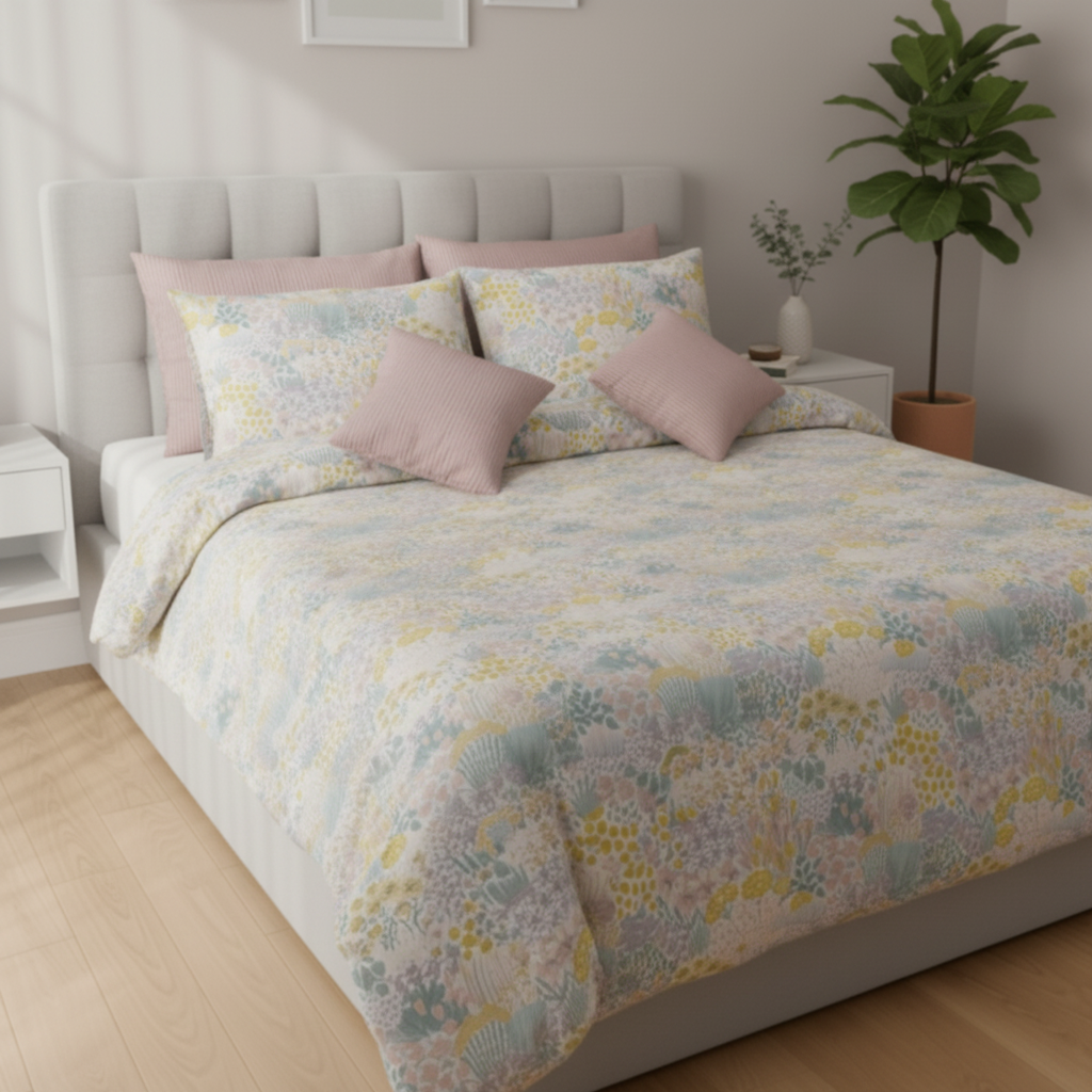 IV731 Cotton Duvet Cover Set - Without Filling