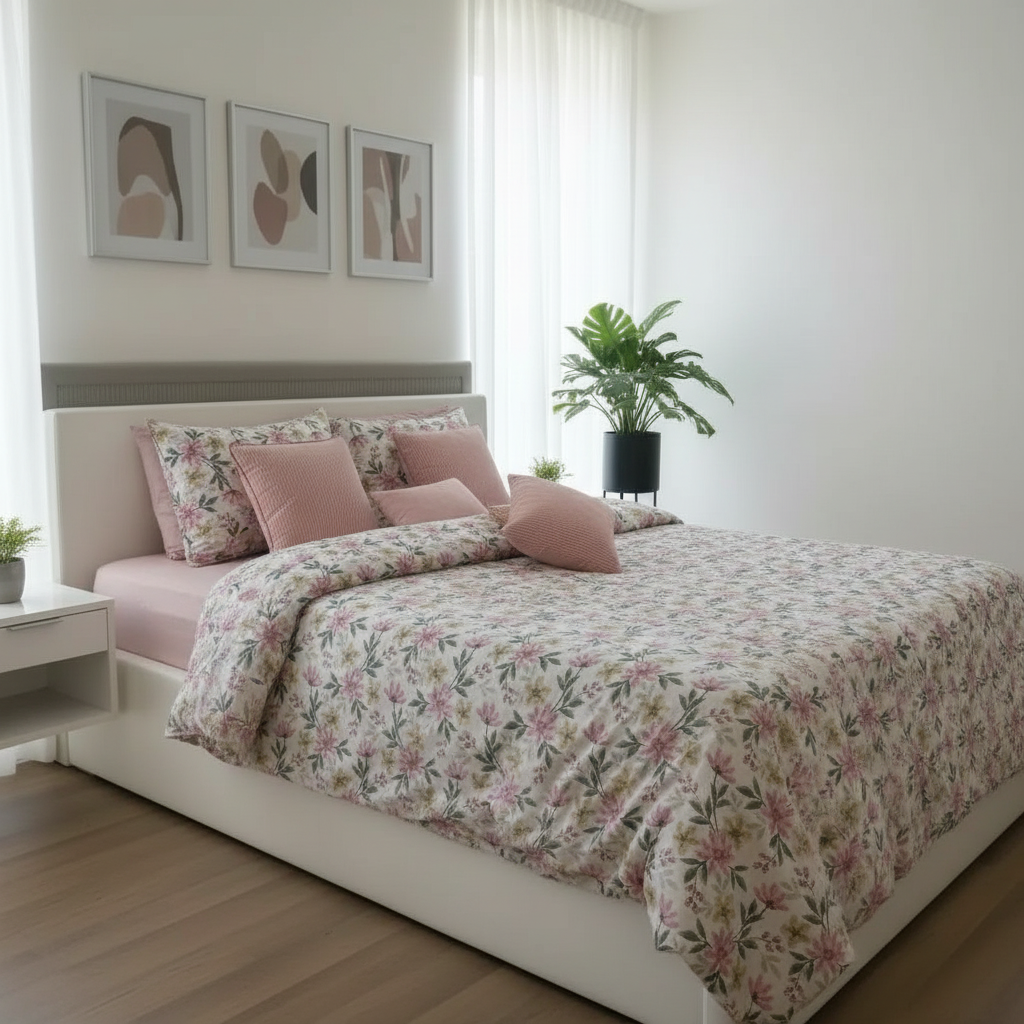IV730 Cotton Duvet Cover Set - Without Filling