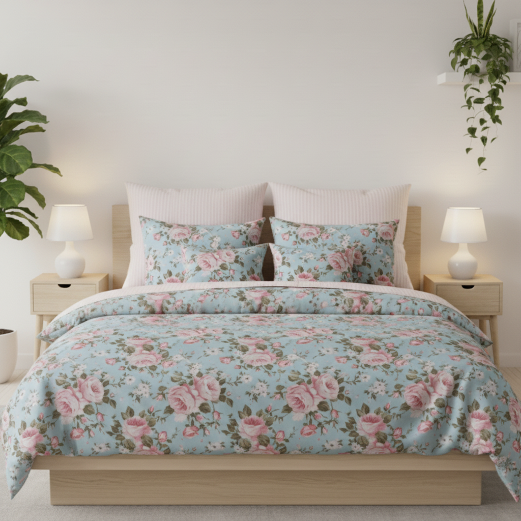 IV740 Cotton Duvet Cover Set - Without Filling