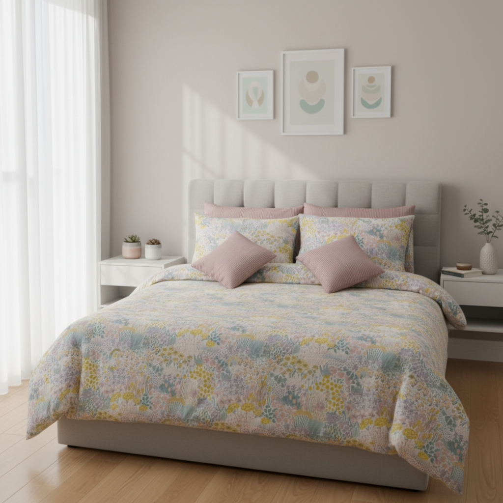 IV731 Cotton Duvet Cover Set - Without Filling