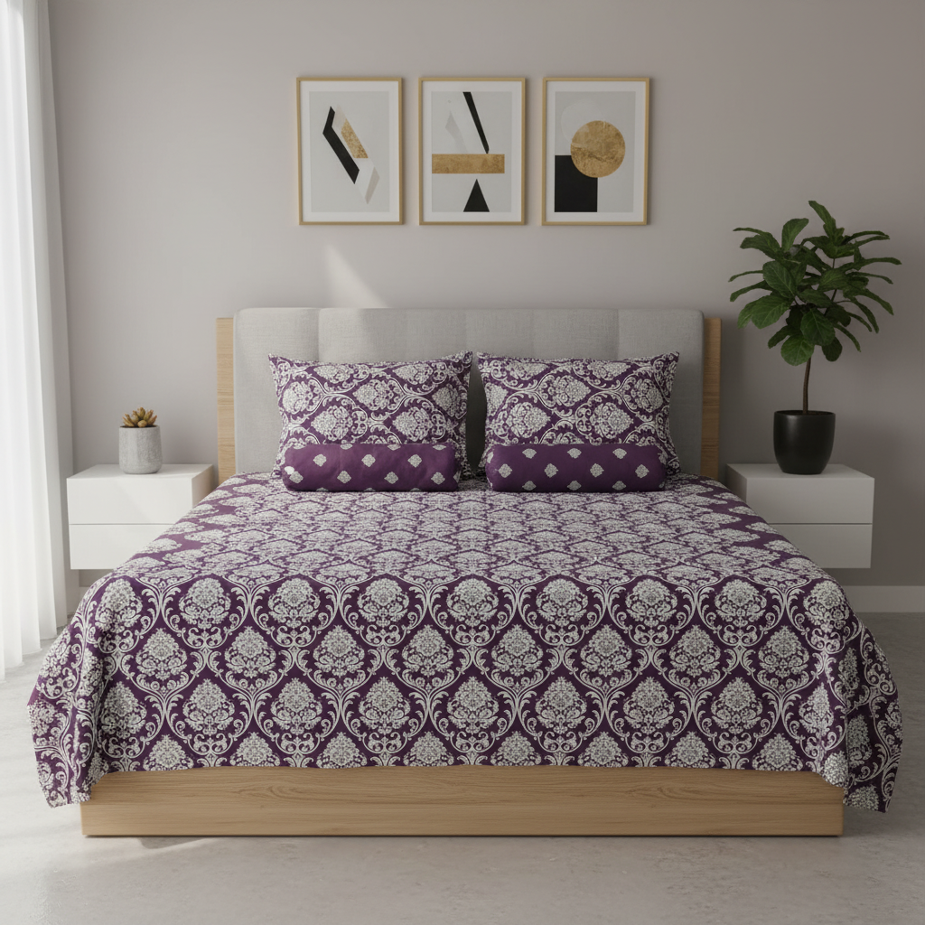 IVS010 Cotton Bed Sheet Set