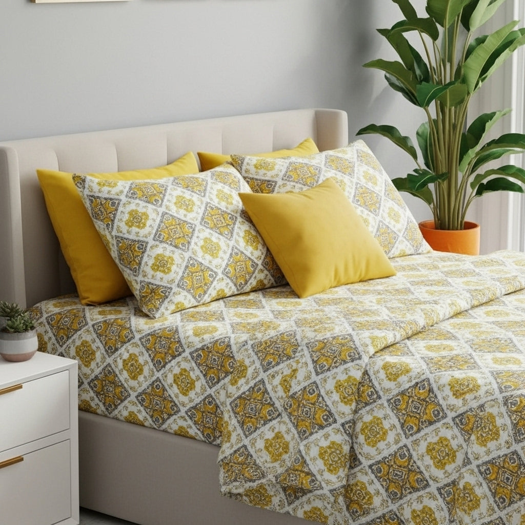 IVS002 Cotton Bed Sheet Set